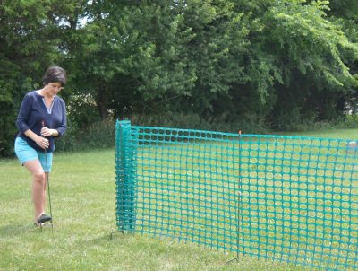 One Step Fencing - The no tools, quick assembly temporary fencing kit